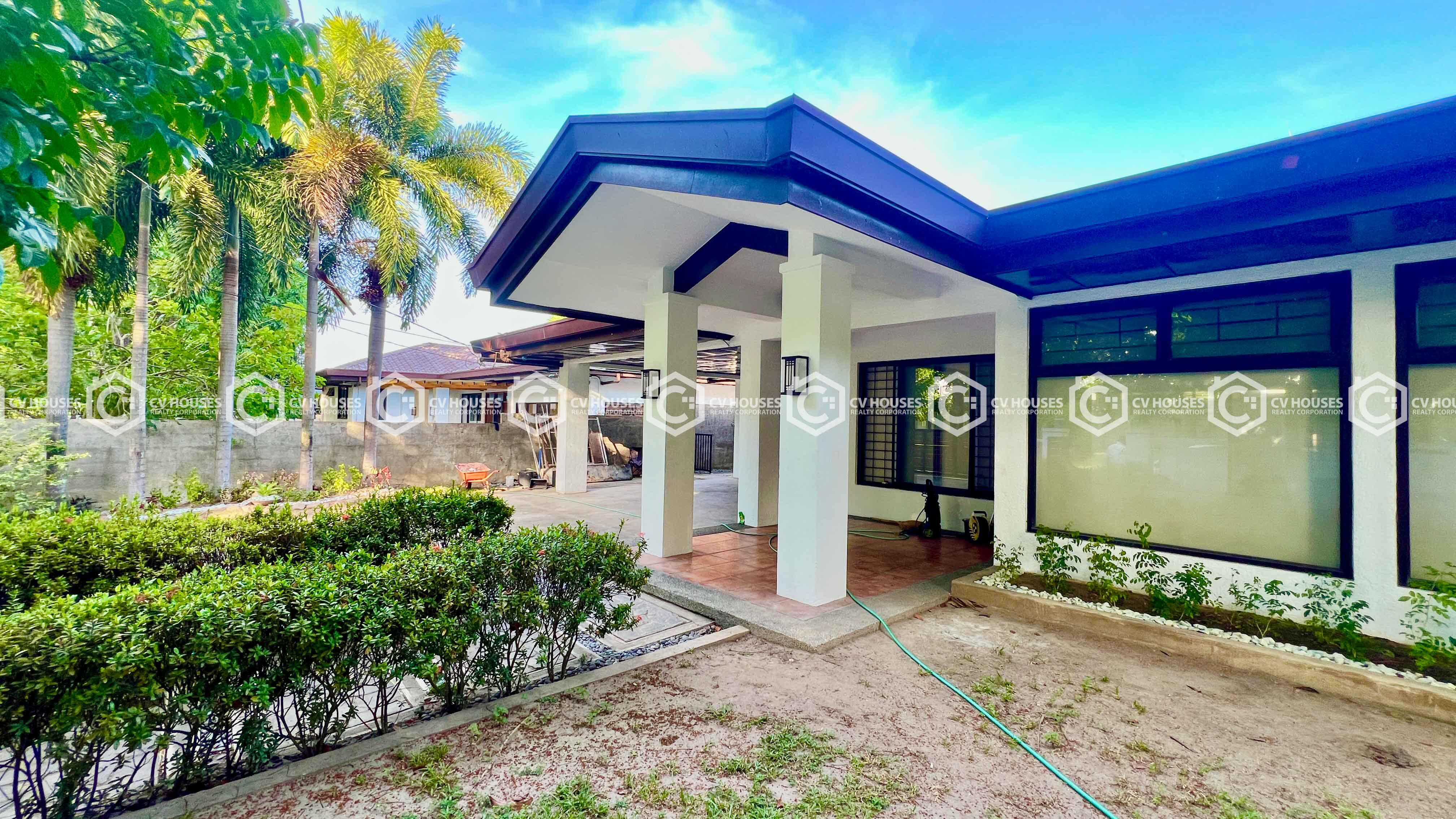 Semi-Furnished Bungalow with Pool for Rent in Angeles City