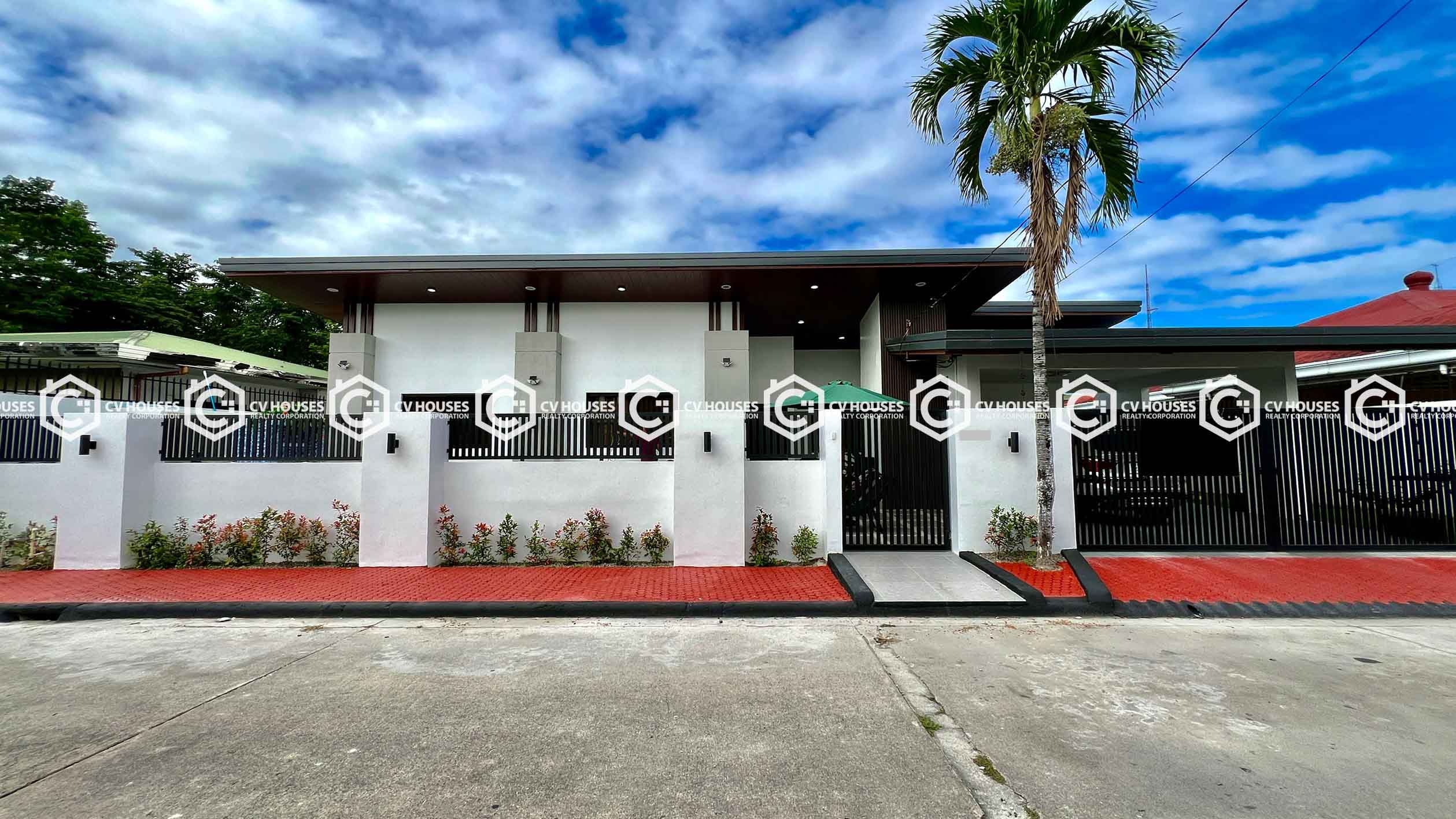 Semi-Furnished House and Lot with Swimming Pool for Sale in Angeles City